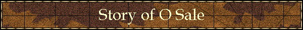 Story of O Sale